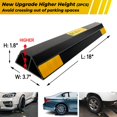 thumbnail image 2 of Parking Stopper HOXWELL de 18 pulgadas, 2 paquetes, para garaje, 2 of 7
