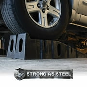 Hopkins RhinoGear RhinoRamps Vehicle Ramp Pair, 12,000lb, Black Resin, GVW Capacity, 11914MI, 2 Pieces