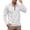 White, variant on ZVNAΖH Men's Waffle Knit Hoodie, Quarter Zip Pullover with Drawstring Hood, Long Sleeve Casual Lightweight Top, Fall Winter, S-3XL