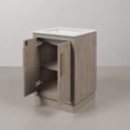 thumbnail image 6 of Water Creation 24" Wood Single Bathroom Vanity in Gray Oak and Gold, 6 of 10
