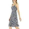thumbnail image 6 of Allegra K Women's Spaghetti Strap Dress Floral Sleeveless Cami Midi Sundresses, 6 of 8
