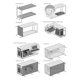 thumbnail image 4 of Caja De PC ATX, Chasis G3 ATX Para Tarjeta Gráfica Dentro De 34 Cm/13,4 Pulgadas, 20 V 3 A 60 W PD Carga Interfaz De Cadena Acrílico ITX Chasis Para Compatible, 4 of 7