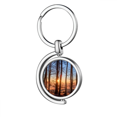 thumbnail image 1 of Dark Forestry Science Nature Paysage Rotation Porte-Clés Porte-Clés en Métal, 1 of 2