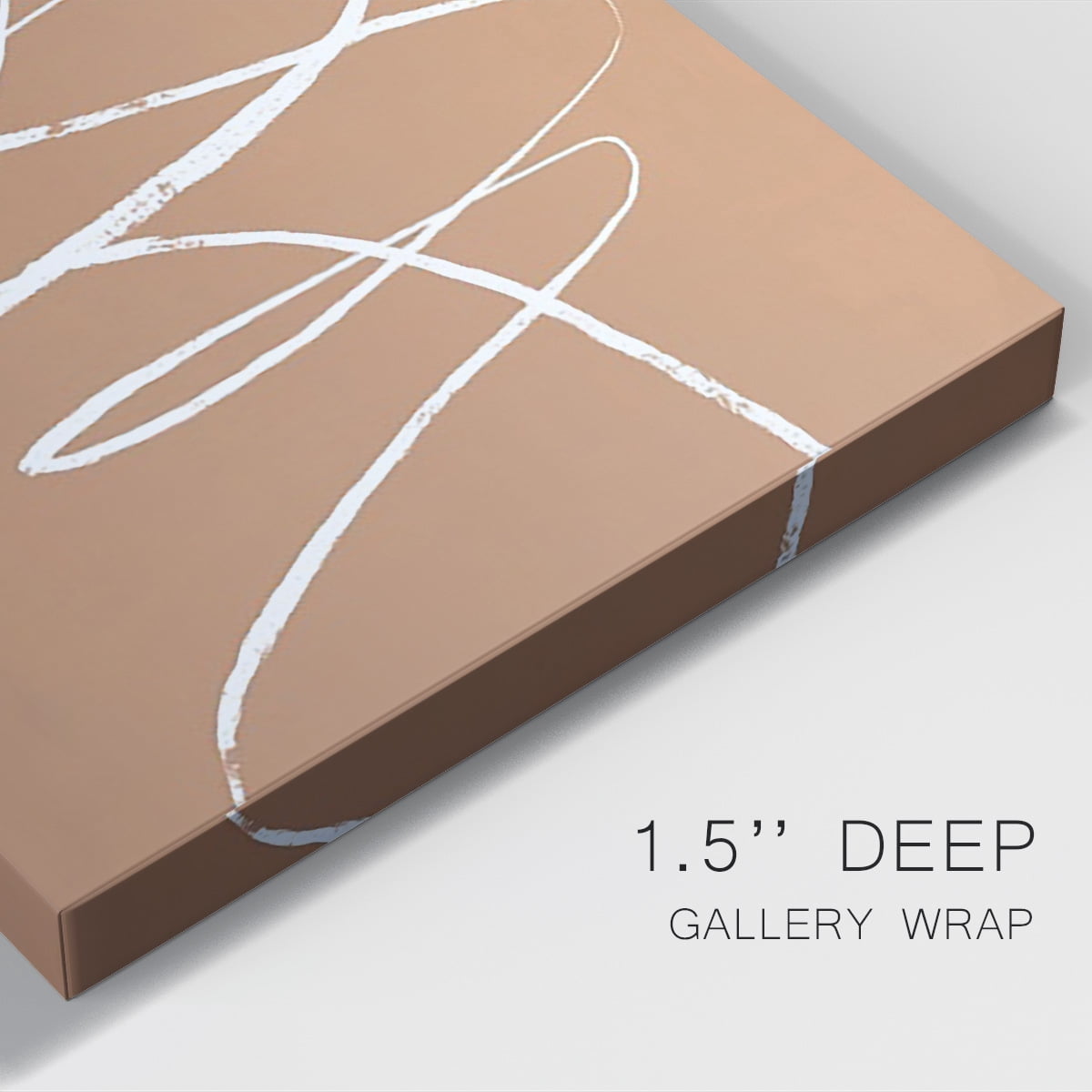 Terracotta Drift II Premium Gallery Wrapped Canvas - Ready to Hang