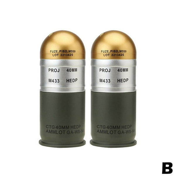 M433 HEDP 40mm Cartridge Dummy Grenade Model Collection Toy Mini