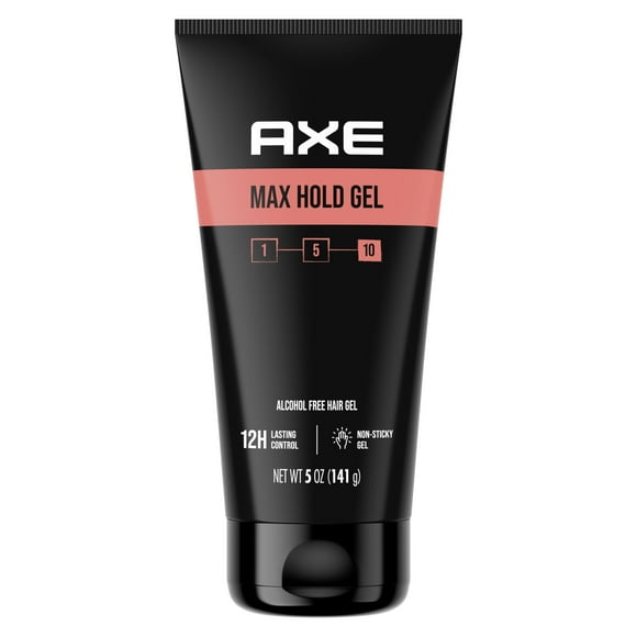 AXE Max Hold Hair Styling Gel Alcohol-Free, 5 oz
