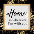 thumbnail image 2 of Prime, Marcus 26x26 Black Ornate Wood Framed with Double Matting Museum Art Print Titled - Golden Home, 2 of 4
