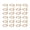 Gold, variant on Suodoka Binder Rings Reusable 3 Hole Electroplated Metal DIY Hand Account Paper Loose Leaf Binding Rings, Gold Color, 8 Count Pack, Multi-Purpose Office School Supplies, 1.97 inches / 5 cm