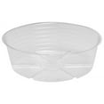 thumbnail image 2 of Bond CVS010DL Clear Plastic Saucer 10 D in. for Floor Surfaces (Pack of 25), 2 of 2