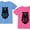 Toddler California Blue / Baby Pink, variant on Brother And Sister Matching Outfits Bear Family Siblings Shirts Set Kids Tee Toddler California Blue 5/6 / Baby Gray 3T