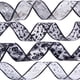 thumbnail image 2 of 4 Rolls 2 Inch Wide Sheer Wired Organza Ribbon Shimmer Ribbons Black Edge for Gift Wrapping Bouquet Wedding Bows, 2 of 5