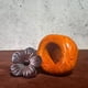 thumbnail image 2 of Ebony carved persimmon car desktop ornament, housewarming gift, birthday present, auspicious wood persimmons symbolizing good fortune and happiness., 2 of 3