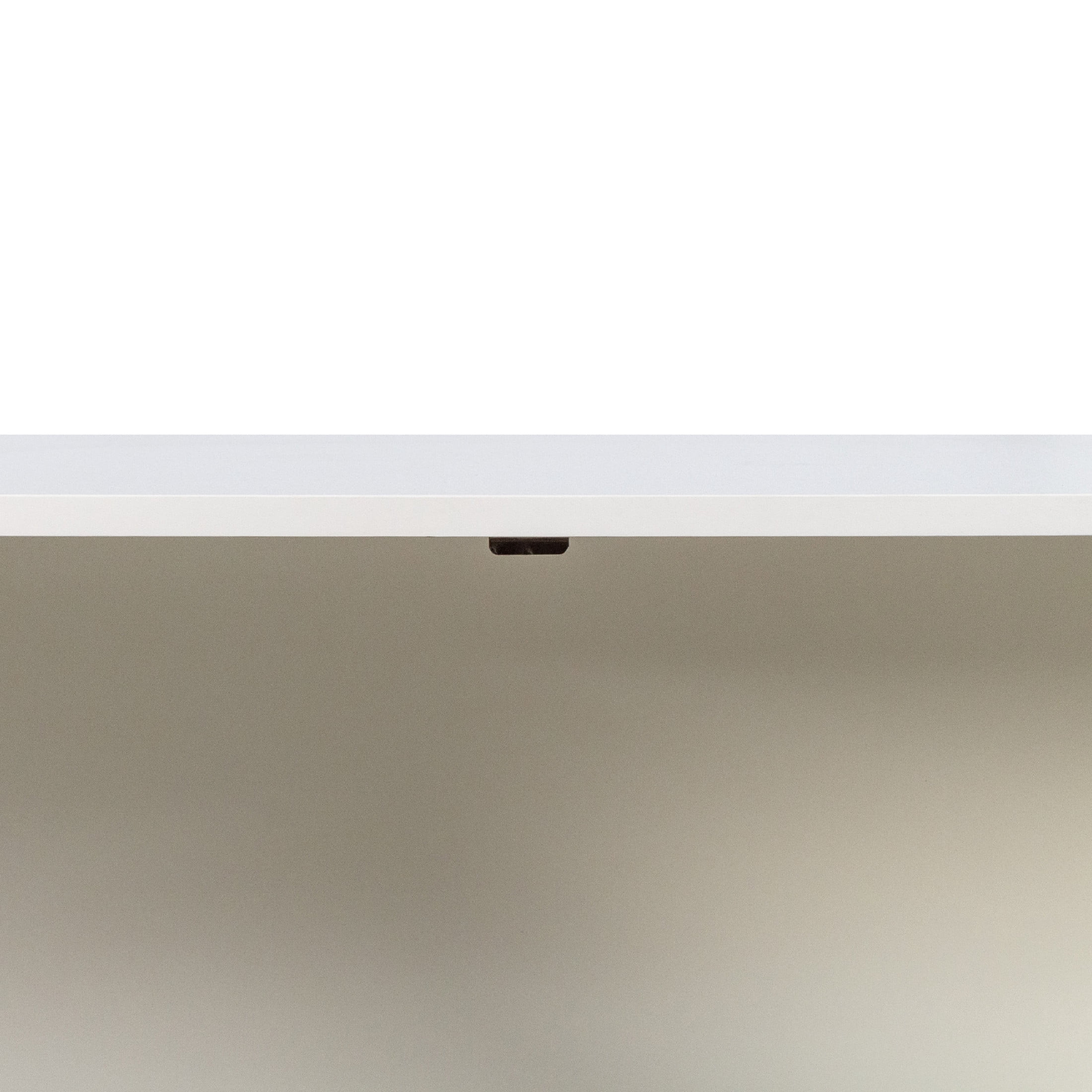 Noble House Brixo Wall Mounted Storage Cabinet with Glass Door, Floating Display Cabinet for Kitchen & Bathroom, White