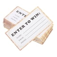 thumbnail image 1 of 50pcs Blank Raffle Tickets Entry Form Cards With Space Name Email Address And Phone Number Fields For Contests Door Prize And Events, 1 of 8
