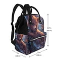 thumbnail image 2 of Fotbe Lazy Stone Bear Mochila Maternidad - Lona de Sarga Impermeable, Mochila de Pañales de Gran Capacidad con Múltiples Bolsillos y Correas Ajustables, 2 of 6