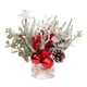 thumbnail image 1 of Mini árbol de Navidad de escritorio, ramos navideños en maceta, decoraciones navideñas, regalos navideños, 1 of 1