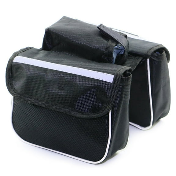 Yokua Bike Bags Bicycle Frame Front Tube Bag Bike Two Side Pouch-Cycling Accessories
