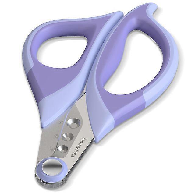 Cortauñas poroso para gatos, suministros para uñas para profesionales, afilador de garras para perros, cortador de orificios redondos para gatos, cuidado del aseo, morado