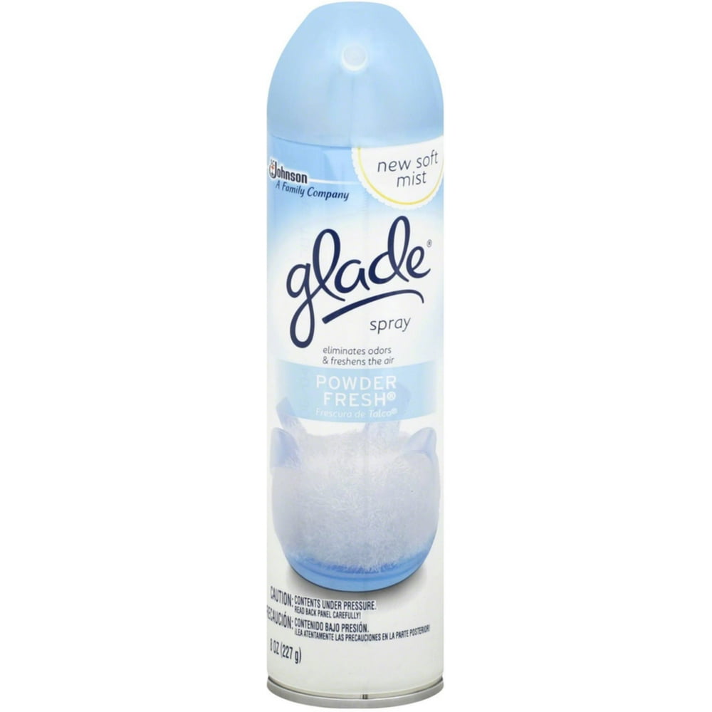 GLADE Air Freshener, Powder Fresh 8 oz (Pack of 2)