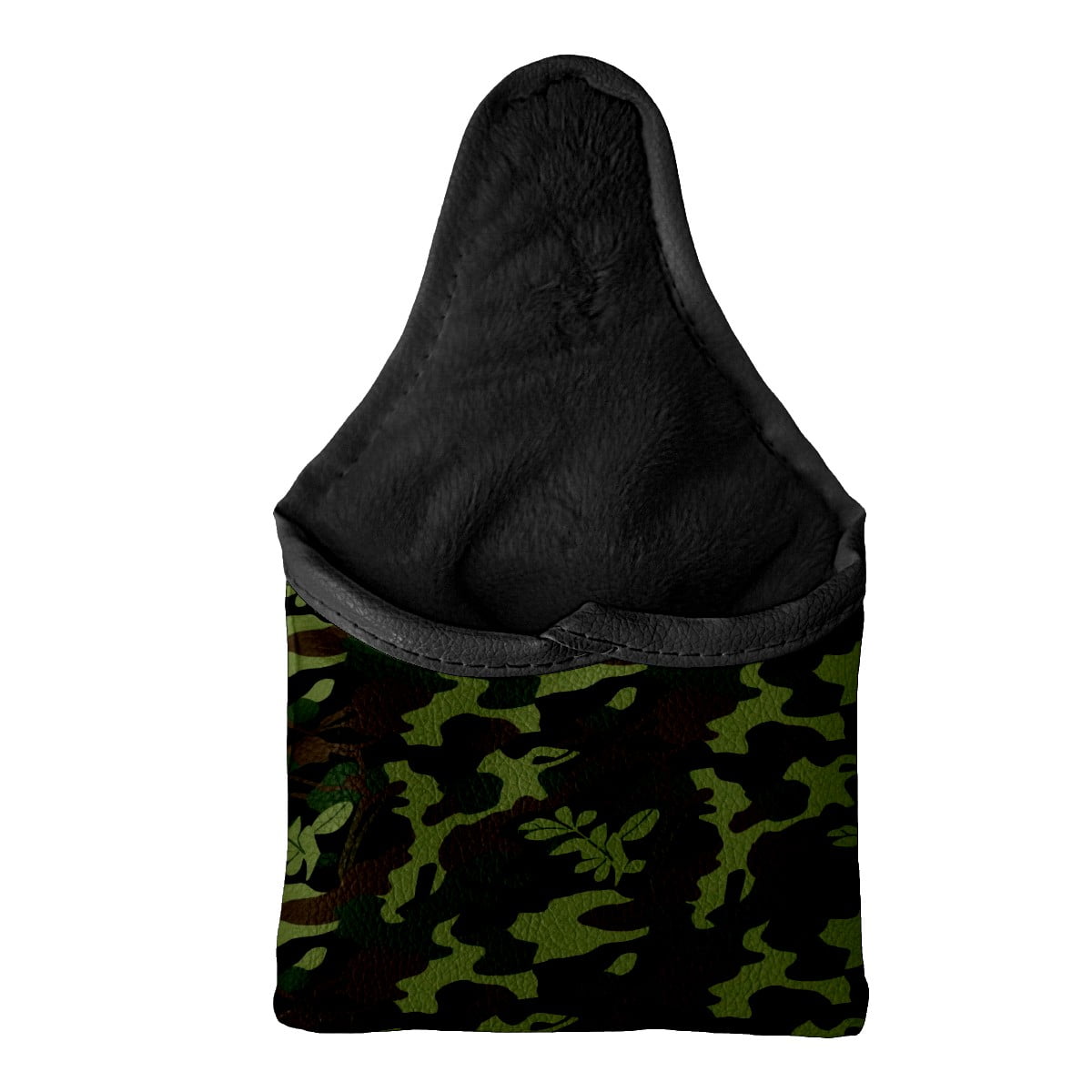 Golf Mallet Putter Cover Premium Leather Golf Putter Head Cover with Magnetic Closure, Golf Cover for Men and Women Camouflage