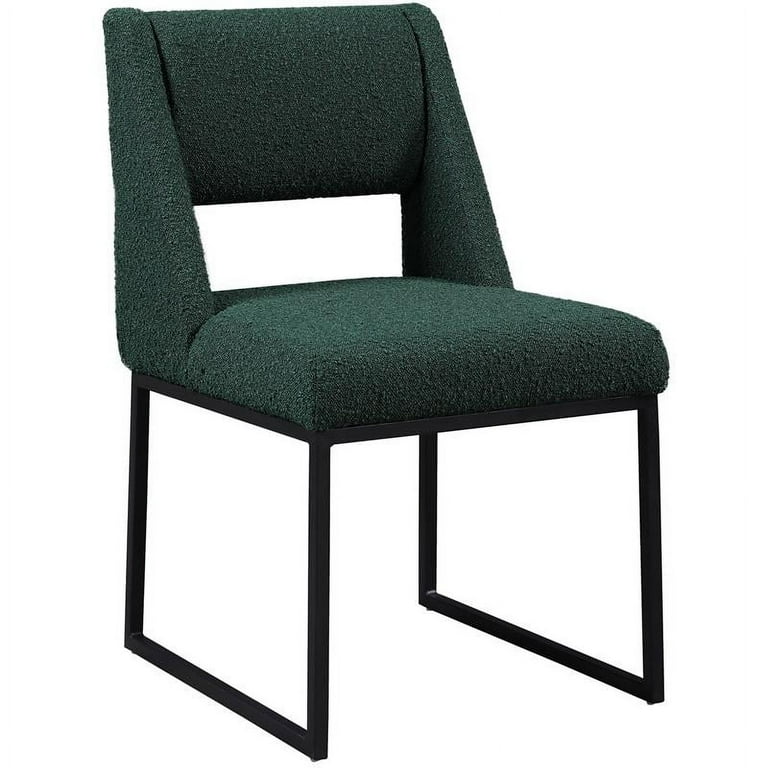 Meridian Furniture Jayce Boucle Fabric Dining Chair Meridian Furniture Jayce Boucle Fabric Dining Chair