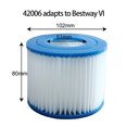 thumbnail image 1 of Swimming Pool Filter Replacement Filter Cartridge for Spa Dirt Remover Spare Strainer Element Pool Accessories No 6-42006, 1 of 6