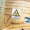 thumbnail image 4 of Radiation Warning Stickers Black Yellow For Laboratory Hospital Industry Indoor Outdoor Use 4Pcs 4.72X3.93X0.04In, 4 of 8