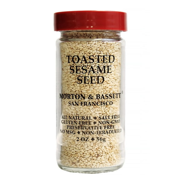 Morton & Bassett Organic Toasted Sesame Seed, 1.9 oz – Single Spice