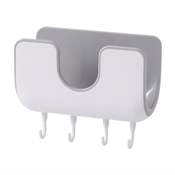 Wosthever Estante de almacenamiento para tapa de olla montado en la pared Soporte universal para tapa de olla Organizador de tapa de olla perforada libre Almacenamiento y organización del hogar Gris Wosthever HA028043-02