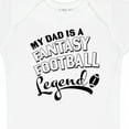 thumbnail image 4 of Inktastic My Dad is a Fantasy Football Legend Boys or Girls Baby Bodysuit, 4 of 5