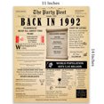 thumbnail image 5 of 32nd Birthday Party Decor Poster 32 Years Ago Back In 1992, 5 of 5
