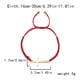 thumbnail image 2 of Pulsera de moda minimalista ajustable de nylon cuerda trenzada hecha a mano unisex muñeca tobillera para los hombres, 2 of 2