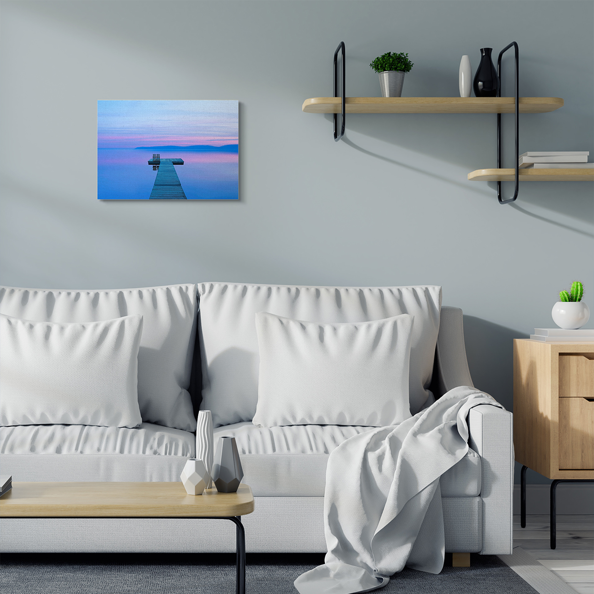 Stupell Home Décor Framed Canvas Art Print, 2" x 17", By James Mc Loughlin