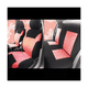 thumbnail image 2 of Fundas De 5 Asientos De Auto Universal 9 Piezas Rosa y Negro, 2 of 2