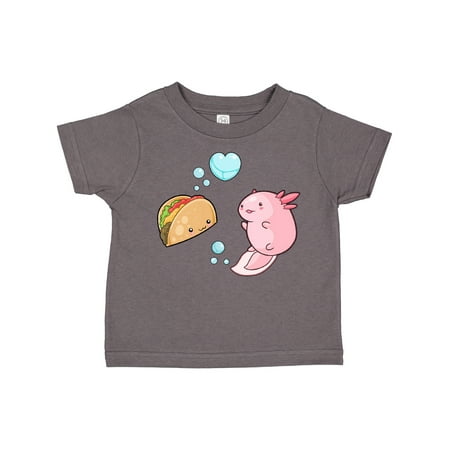 

Inktastic An Axolotl Meets a Taco Gift Toddler Boy or Toddler Girl T-Shirt