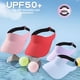thumbnail image 2 of Sombrero de verano para niños, protector solar, para deportes al aire libre, antiultravioleta, de seda helada, sin marcar, con la parte superior vacía, 2 of 6