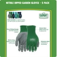 thumbnail image 5 of Expert Gardener 5 Pair Nitrile Garden Gloves, Medium, 5 of 7