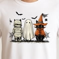 thumbnail image 3 of Black Cat Pumpkin Ghost Halloween Cat Mama – T-Shirt / Hoodie / Sweatshirt – Halloween Theme – Cat Lovers or Costume Parties, 3 of 6
