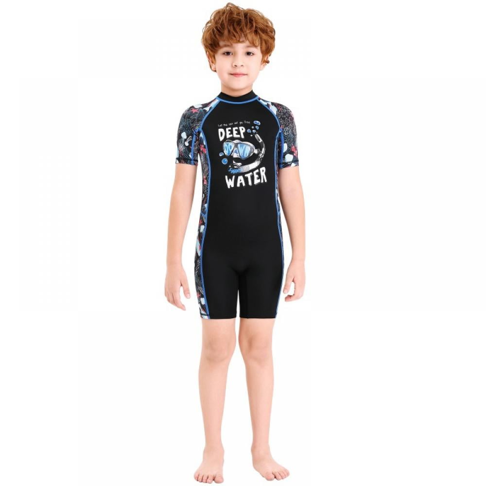 Childrens Full Length Wetsuit RED and black age 2 years old Boy Girl CHILDS 