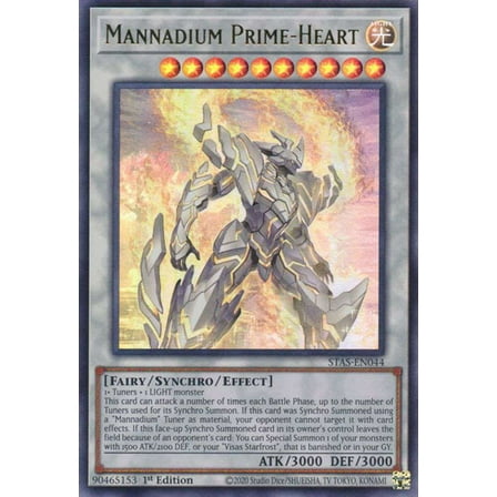 YuGiOh 2-Player Starter Set  Ultra Rare Mannadium Prime-Heart STAS-EN044