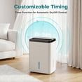 thumbnail image 5 of ALROCKET 30 Pint Dehumidifier for Basement, DOE 10 Pint Dehumidifier with Drain Hose Covers 2500 Sq.Ft, Smart Humidity Control, Auto Defrost, 5 of 8