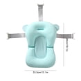 thumbnail image 4 of Almohada Baño para Bebé Alfombrilla Flotante Soporte para Ducha para Bebé 0 A 12 Meses (azul Claro), 4 of 6