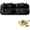 Black, variant on Pistachio Silicone Mold, 3D Nut Shape Mold, Nonstick Baking Mold for Cakes, Jelly, Chocolate & Desserts, Food-Grade Silicone DIY Bakeware(White)