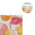 thumbnail image 5 of Yayeee Shower Curtain with Hooks 72"x72" Waterproof Fabric Bathroom Hanging Decor, Pink Floral Orange, 5 of 5