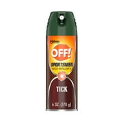 OFF! Sportsmen Insect Repellent IV, Long Lasting Tick Protection, 25% DEETMosquito Bug Spray, 6 oz