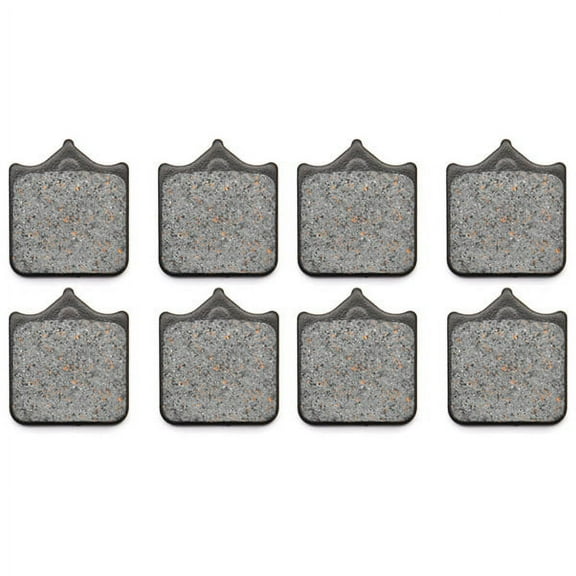 KMG Front Brake Pads Compatible with 2005-2008 KTM 950 Supermoto - Non-Metallic Organic NAO Brake Pads Set
