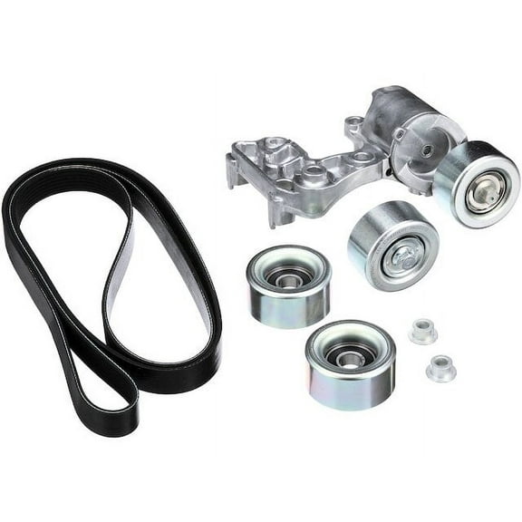Serpentine Belt Drive Component Kit - Compatible with 2010 - 2022 Toyota 4Runner 4.0L V6 GAS 2011 2012 2013 2014 2015 2016 2017 2018 2019 2020 2021
