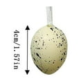 thumbnail image 2 of Eoozwa 24PCS Easter Egg Pendant 1.57 Inch Speckled Pattern Realistic Festive Ornament for Tree Wreath Table Decor Holiday Home Decoration, 2 of 6