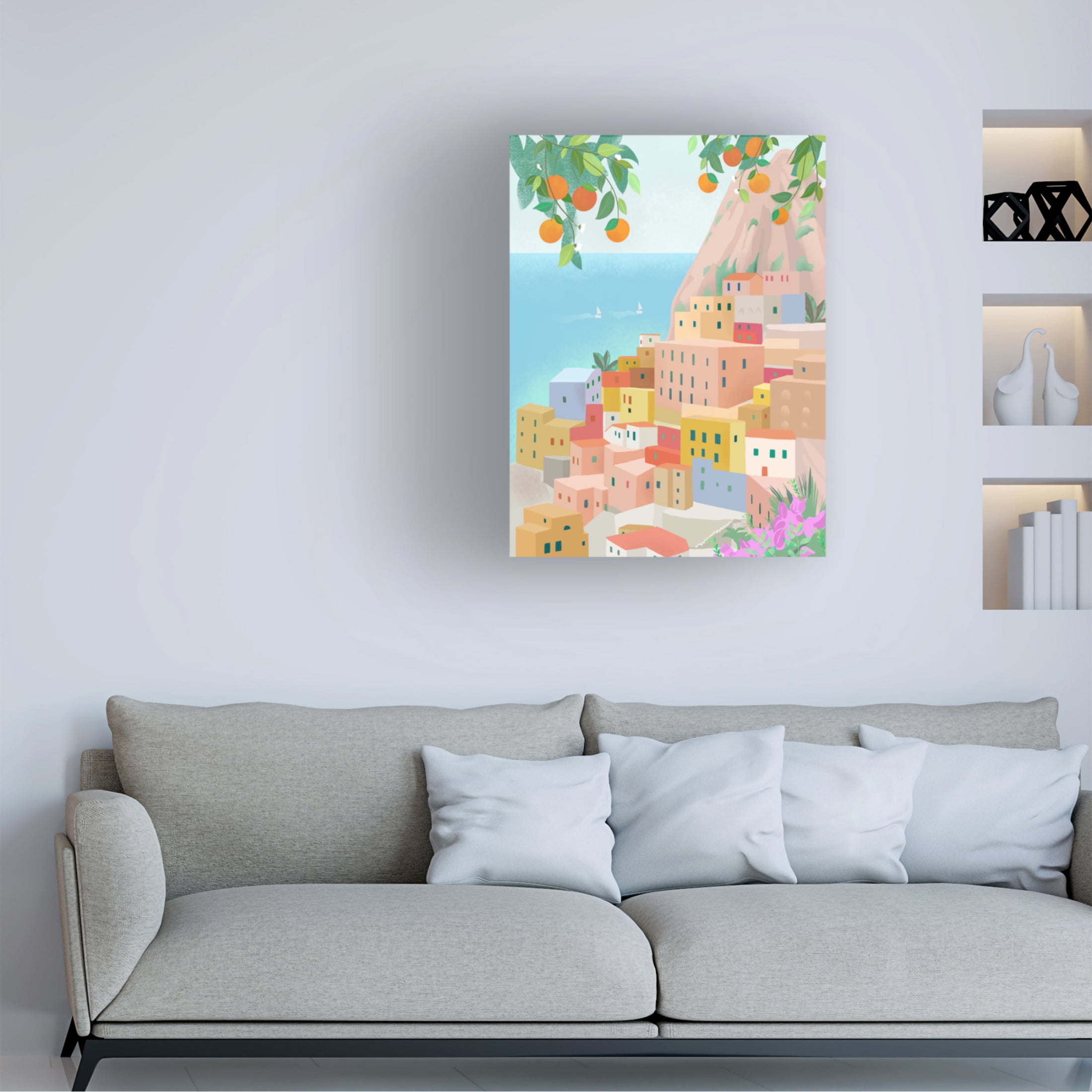 Trademark Fine Art Petra Lizde Amalfi Canvas Wall Art