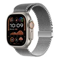 thumbnail image 4 of Milanese Loop Mesh Band Strap for Apple Watch Series 10 46mm 9 8 7 SE 6 5 4 3 2 1 42/44/45mm for iwatch Ultra 49mm Bracelet (Titanium,S10 46MM), 4 of 7